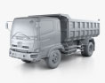 Hino 500 FG Camião Basculante 2016 Modelo 3d argila render