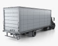 Hino 258 箱式卡车 2013 3D模型