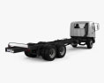 Hino 500 FC LWB 底盘驾驶室卡车 2016 3D模型 后视图