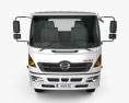 Hino 500 FC LWB 底盘驾驶室卡车 2016 3D模型 正面图