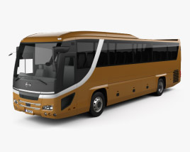 Hino S'elega Super High Decca バス 2015 3Dモデル