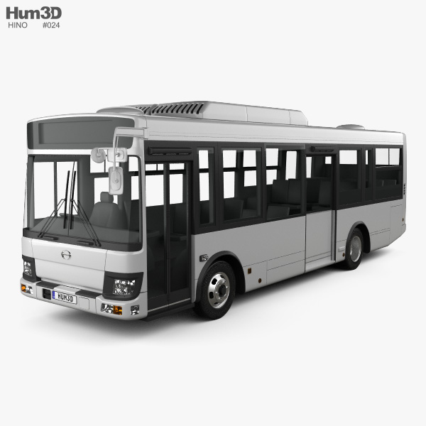 Hino Rainbow Bus 2016 3D-Modell