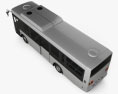 Hino Rainbow bus 2016 3d model top view