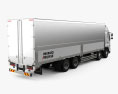 Hino 700 Profia Box Truck 4 assi 2017 Modello 3D vista posteriore