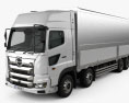 Hino 700 Profia 箱式卡车 4轴 2017 3D模型