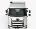 Hino 700 Profia Box Truck 4 assi 2017 Modello 3D vista frontale