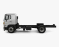 Hino 500 底盘驾驶室卡车 2018 3D模型 侧视图