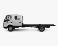 Hino 300 Crew Cab Chassis Truck 2019 3d model side view
