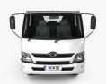 Hino 300 Crew Cab Chassis Truck 2019 3d model front view