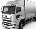Hino 700 Profia Box Truck 3-axle 2020 3d model