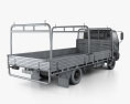 Hino 300 Flatbed Truck 2022 Modello 3D
