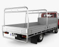 Hino 300 Flatbed Truck 2022 Modello 3D