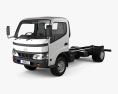 Hino Dutro Standard Cab Chassis avec Intérieur 2010 Modèle 3d