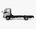 Hino Dutro Standard Cab Chassis with HQ interior 2010 3d model side view