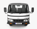 Hino Dutro Standard Cab Chassis with HQ interior 2010 3d model front view