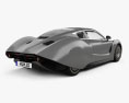 Hispano-Suiza Carmen 2021 3D-Modell Rückansicht