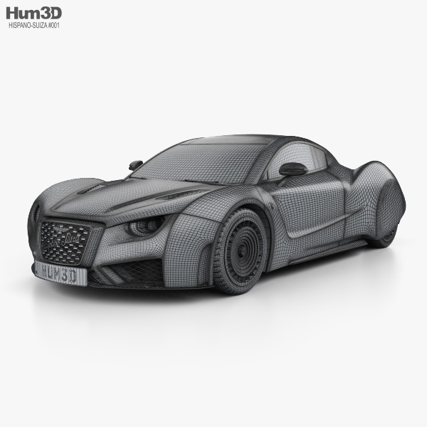 Hispano Suiza Carmen 2019 3d Modell Fahrzeuge On Hum3d