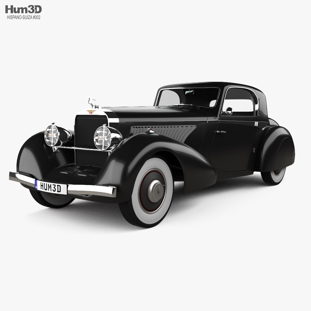 Hispano Suiza K6 1937 3D-Modell
