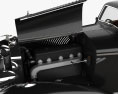 Hispano Suiza K6 インテリアと とエンジン 1937 3Dモデル front view