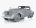 Hispano Suiza K6 インテリアと とエンジン 1937 3Dモデル clay render