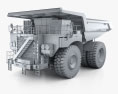 Hitachi EH5000AC-3 Dump Truck 2012 3d model clay render