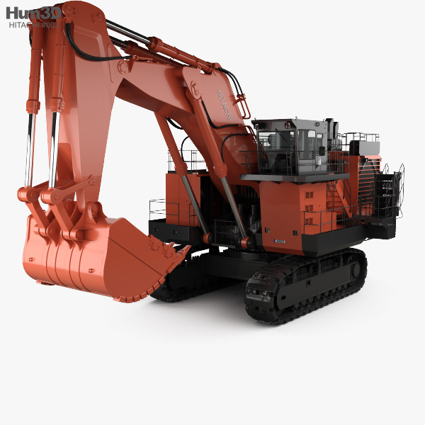 Hitachi EX3600 挖土機 2018 3D模型
