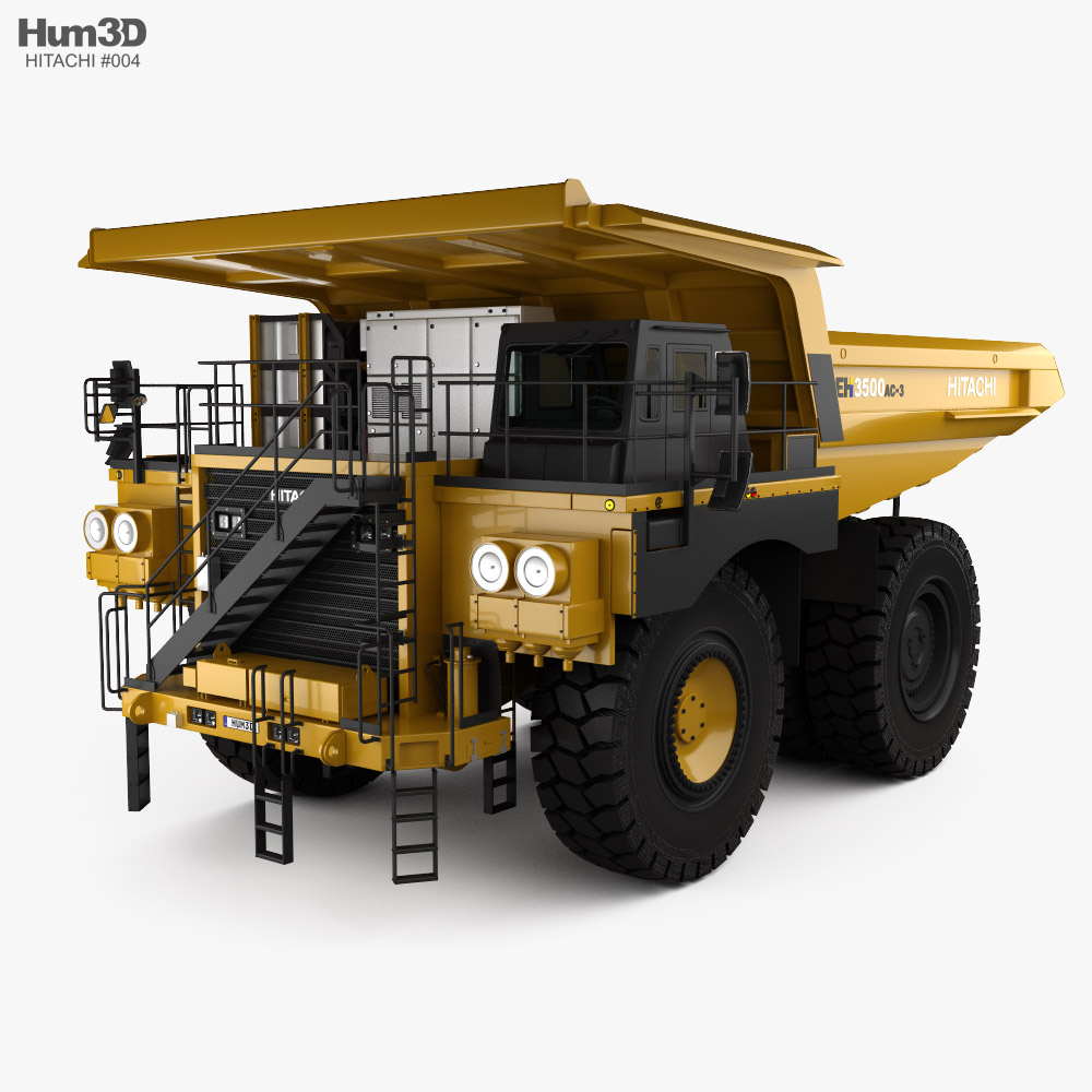 Hitachi EH3500AC-3 덤프 트럭 2020 3D 모델 