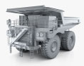 Hitachi EH3500AC-3 Самоскид 2020 3D модель clay render