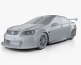 Holden Commodore V8 Supercar 2015 3D-Modell clay render