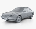 Holden Commodore 1980 3D модель clay render