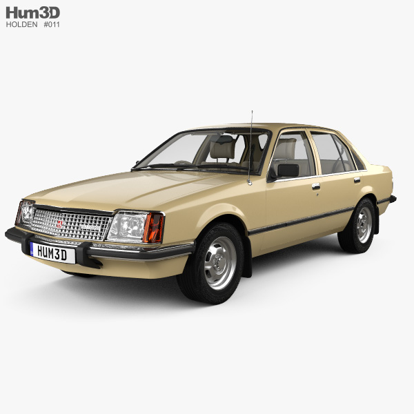 Holden Commodore with HQ interior 1980 3D model