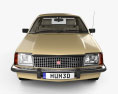 Holden Commodore 带内饰 1980 3D模型 正面图