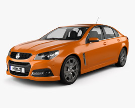 Holden VF Commodore Calais V SSV with HQ interior 2017 3D model