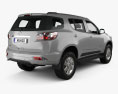 Holden Colorado 7 2015 3D 모델  back view