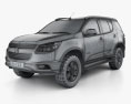 Holden Colorado 7 2015 3D-Modell wire render