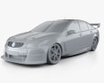 Holden Commodore VF Supercar 2013 3D-Modell clay render