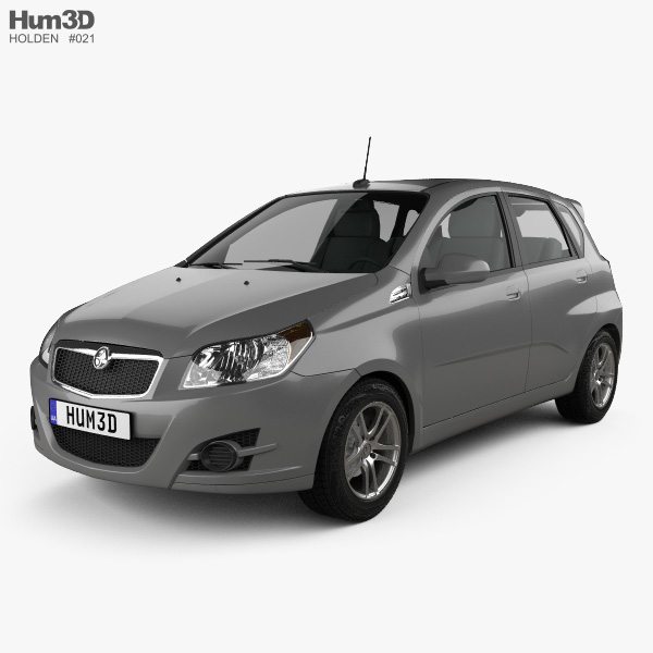 Holden Barina (TK) hatchback 2014 3D model
