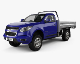 Holden Colorado LS シングルキャブ Alloy Tray 2012 3Dモデル