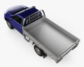 Holden Colorado LS Single Cab Alloy Tray 2015 3d model top view