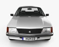 Holden Commodore 1981 3d model front view