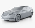 Holden Commodore Evoke sportwagon 2016 3Dモデル clay render