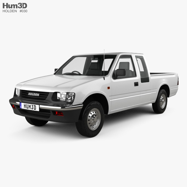 Holden Rodeo Space Cab 2003 3D model
