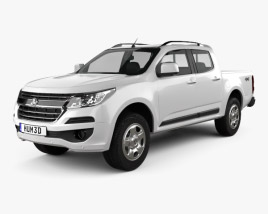 Holden Colorado LS Crew Cab 2015 3D model