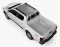 Holden Colorado LS Crew Cab 2015 3D-Modell Draufsicht