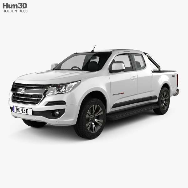 Holden Colorado Space Cab LTZ 2019 Modello 3D