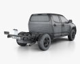 Holden Colorado LS Crew Cab Chassis 2019 3d model