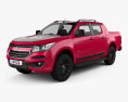 Holden Colorado Crew Cab Z71 2019 Modelo 3d