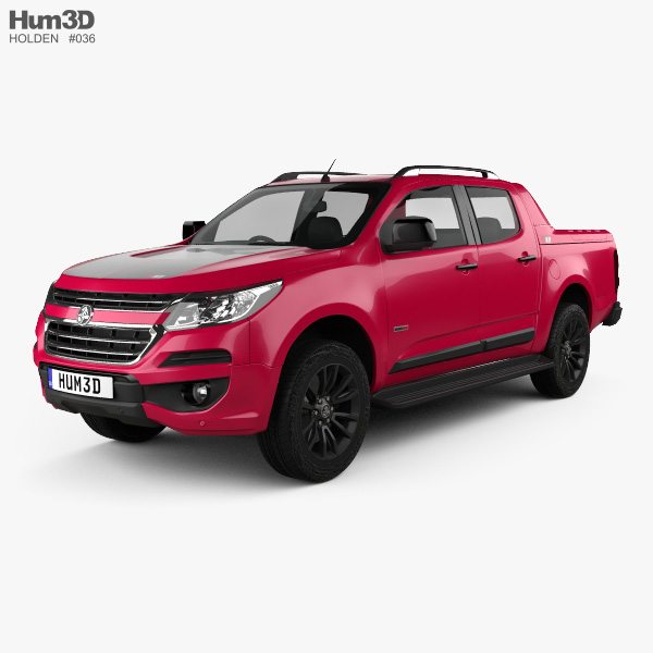 Holden Colorado Crew Cab Z71 2019 3D model
