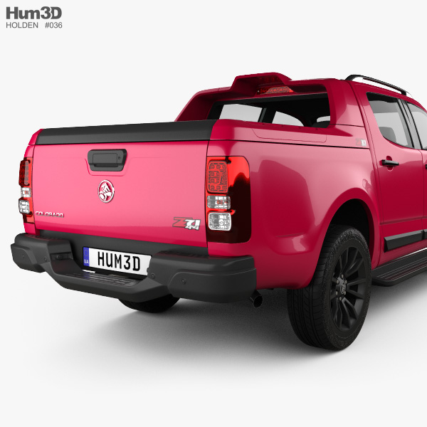 Holden Colorado Crew Cab Z71 2016 3D model - Vehicles on Hum3D