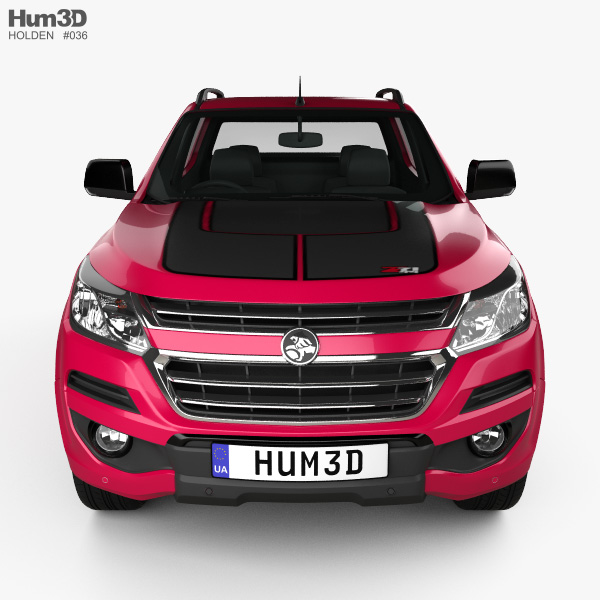 Holden Colorado Crew Cab Z71 2016 3D model - Vehicles on Hum3D